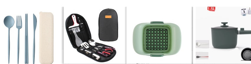 8pcs Camp Utensil Set