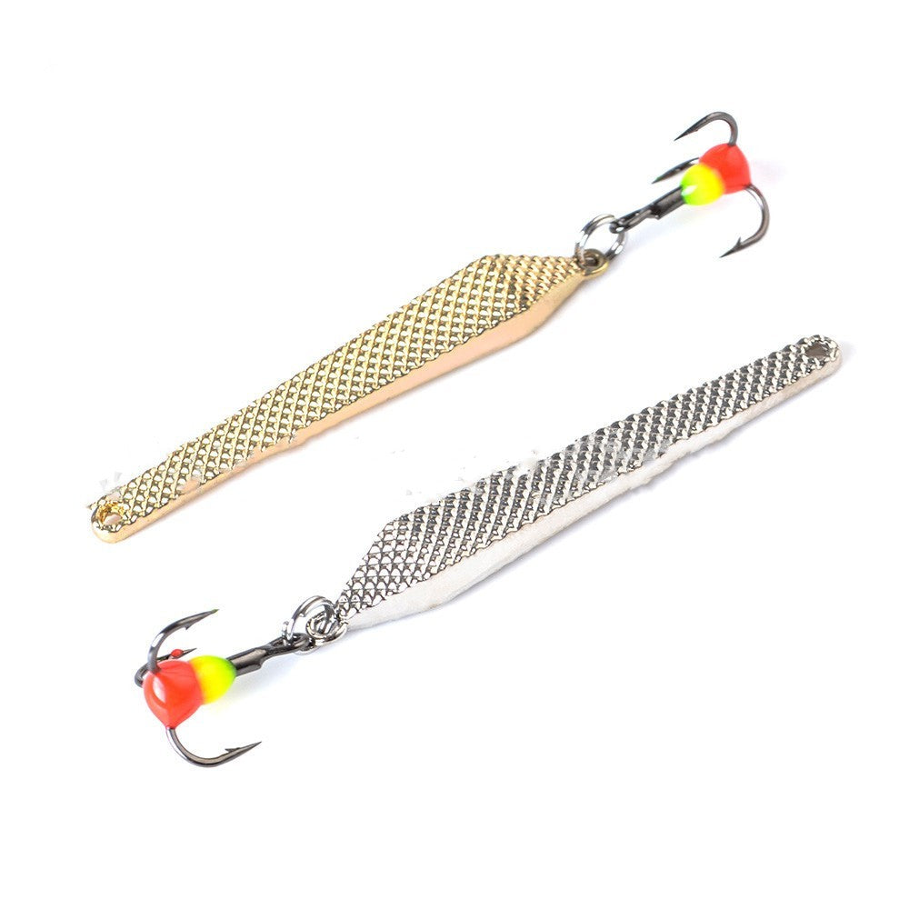 FTK Ice Fishing Metal Spinning False Bait
