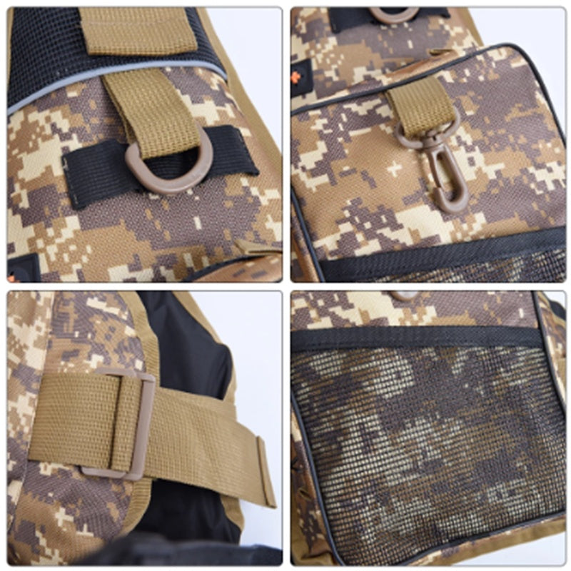 Premium Life Jacket / Fishing Vest Combo