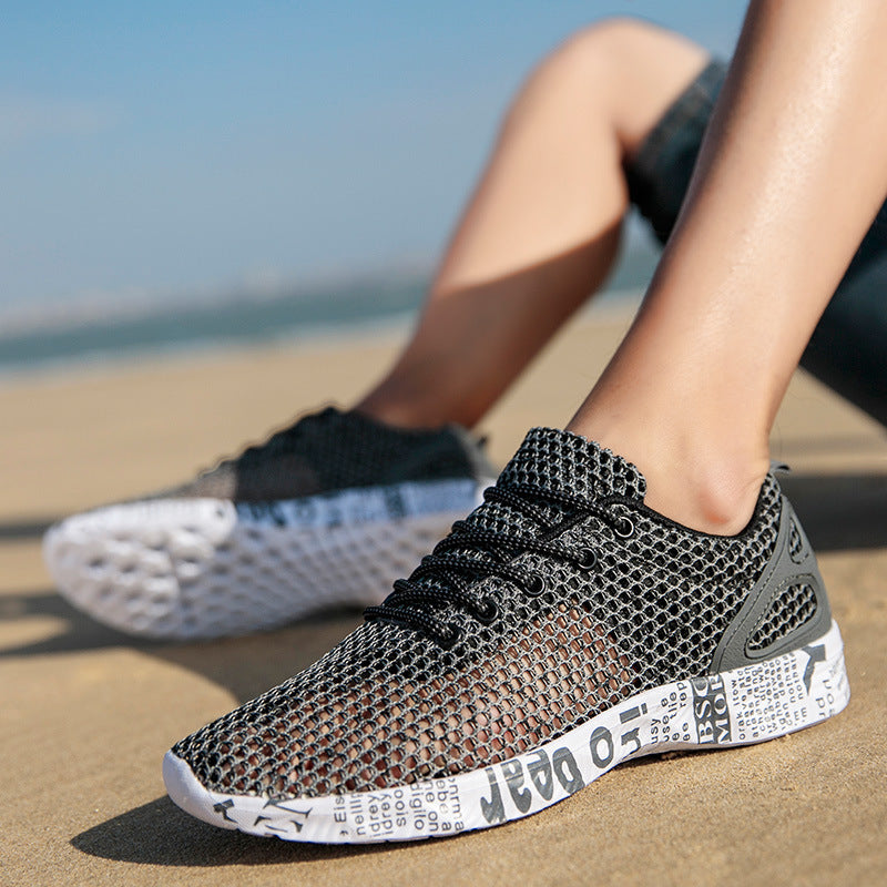 Breathable Hollow-Lace Men's Sneaker