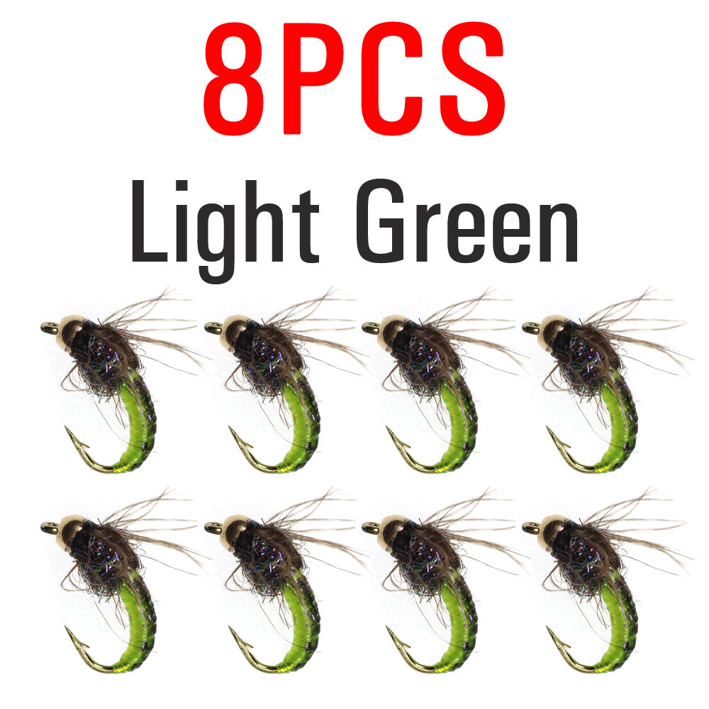 Ice Silk Copper Head Nymph Fly
