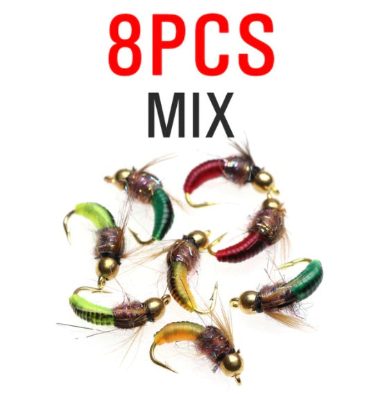 Ice Silk Copper Head Nymph Fly