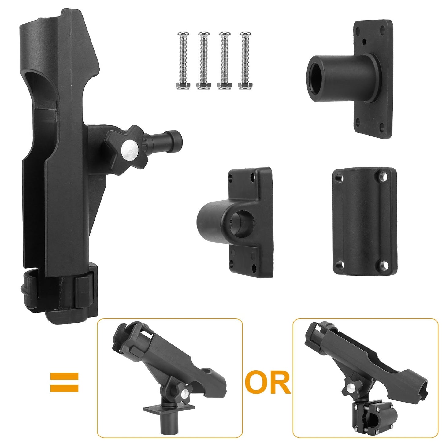 1Pc Boat Fishing/Kayak Pole Rod Holder 360Degree