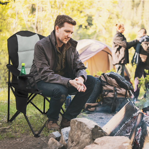 Camping/Fishing Folding Chair w/ Cooler Bag