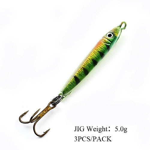 FTK Ice Fishing Mini Jig 5G / 3pc