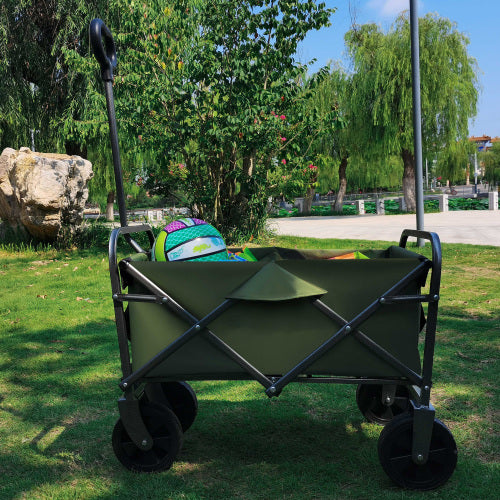Collapsible Wagon Cart With Strapping System - 225lbs rating