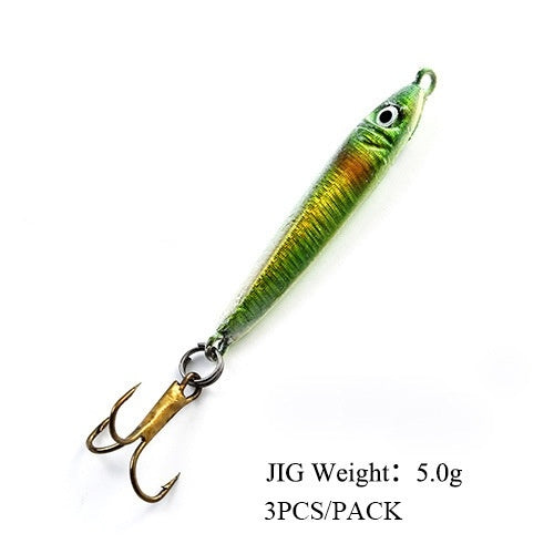 FTK Ice Fishing Mini Jig 5G / 3pc