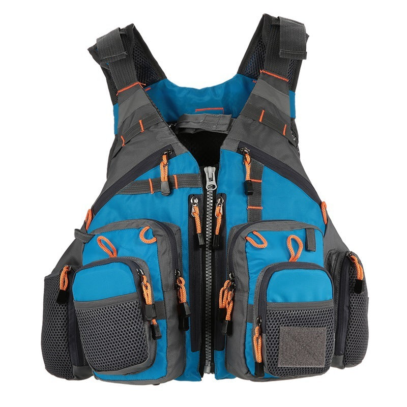 Outdoor Fishing Vest/Life Jacket Combo