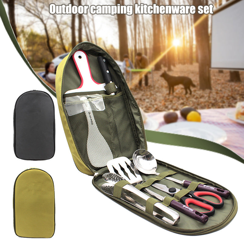 8pcs Camp Utensil Set