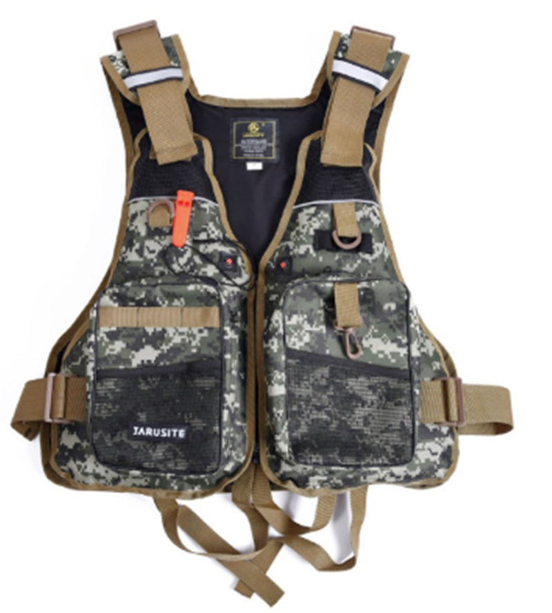 Premium Life Jacket / Fishing Vest Combo