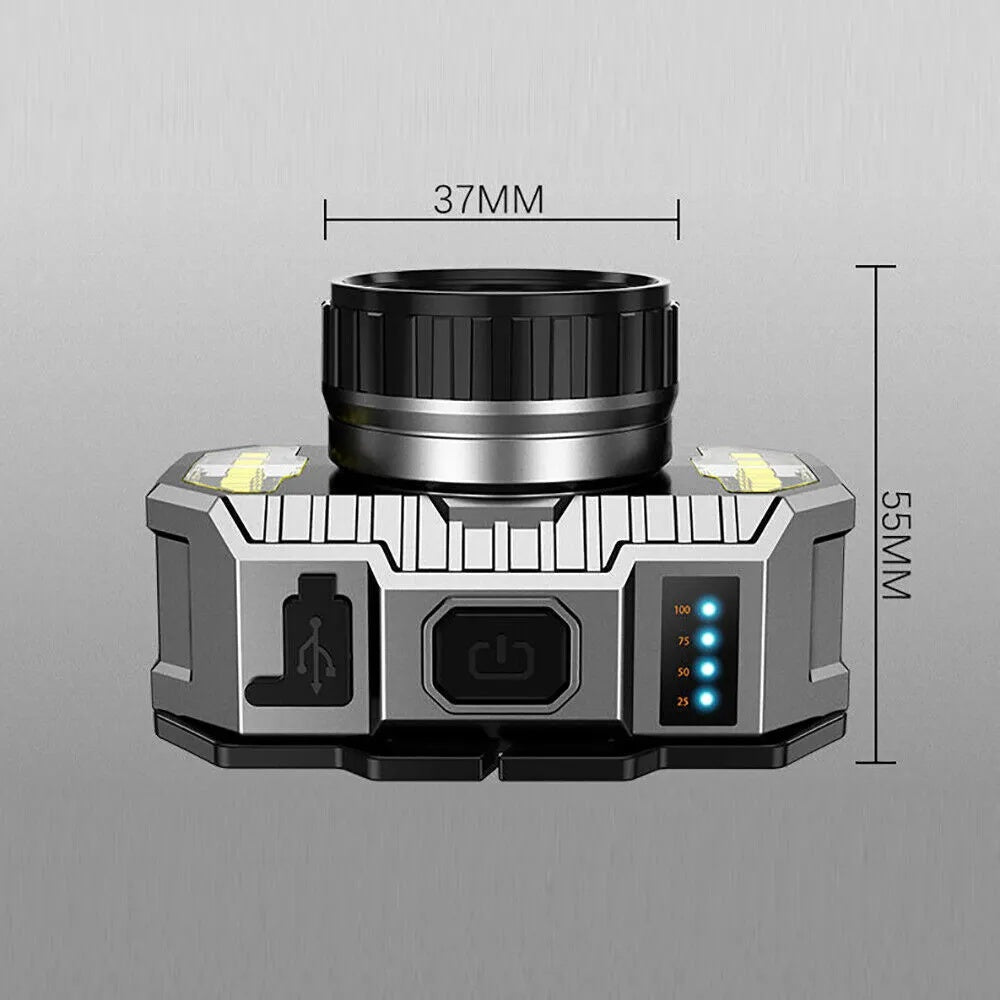 LED Headlight - USB Charging For Night Fishing