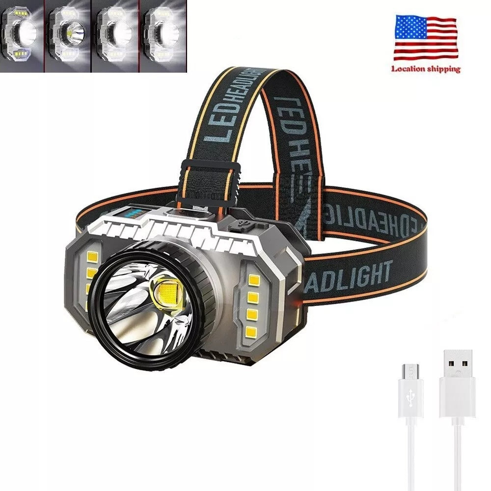 LED Headlight - USB Charging For Night Fishing