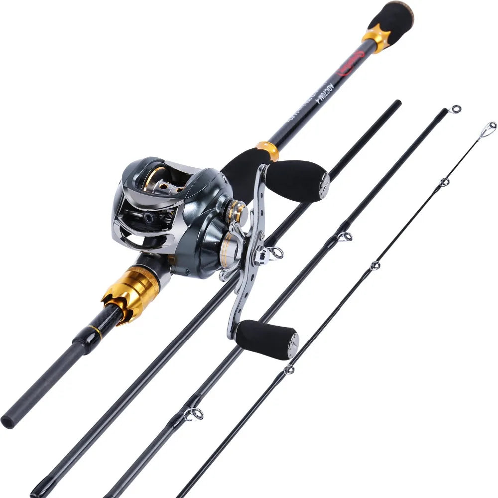 Sougayilang 4-section Bait-Cast Combo