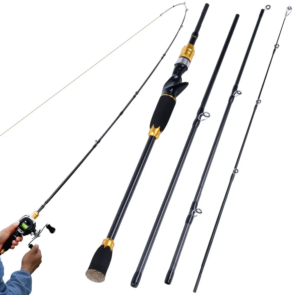 Sougayilang 4-section Bait-Cast Combo