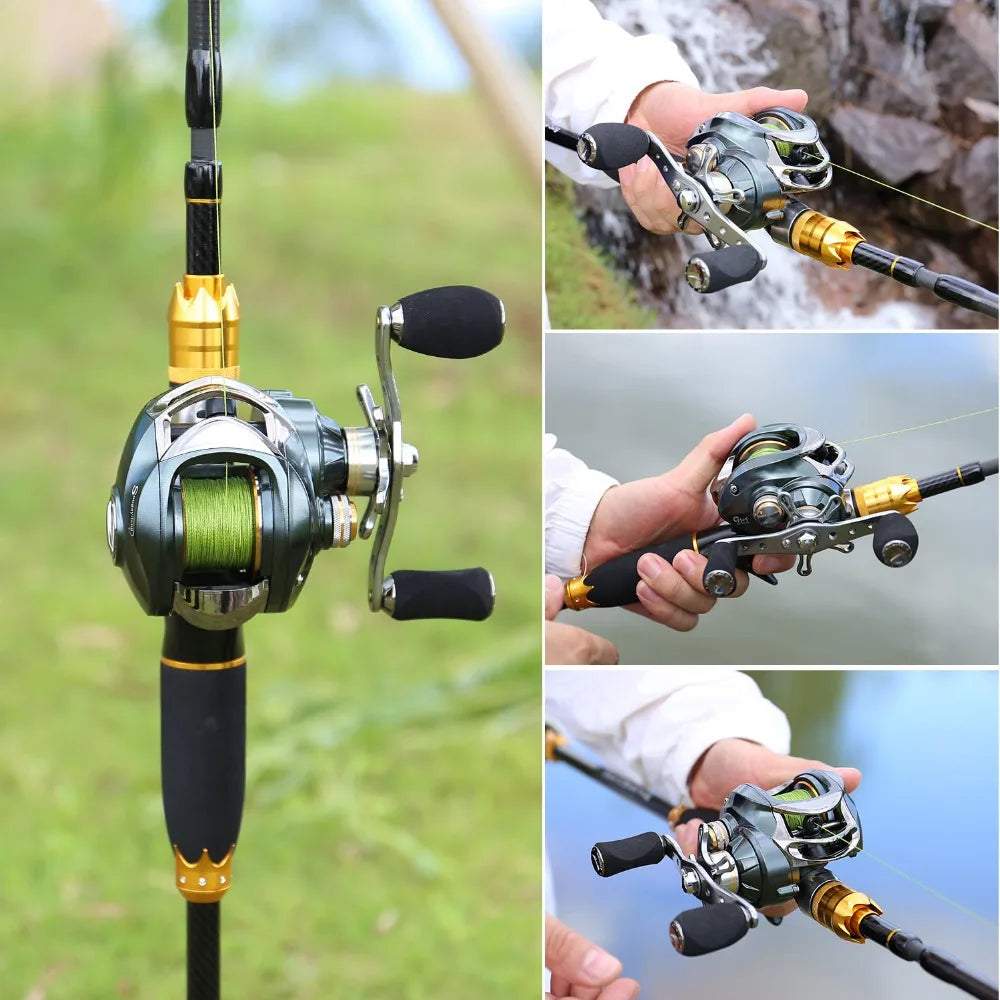 Sougayilang 4-section Bait-Cast Combo