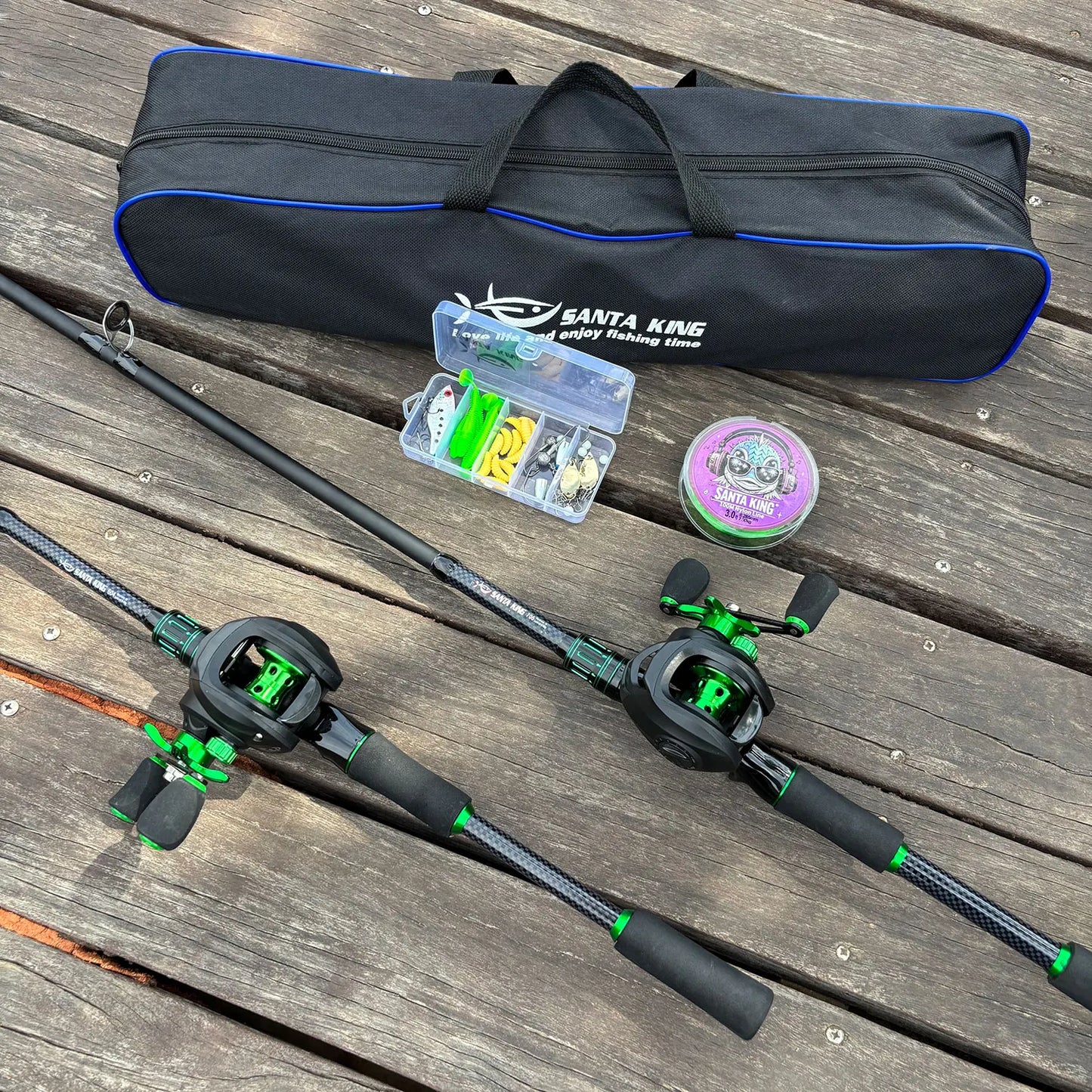 Ali Bait-Cast Combo Black/Green