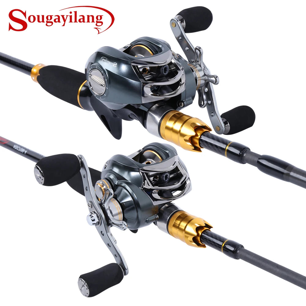 Sougayilang 4-section Bait-Cast Combo