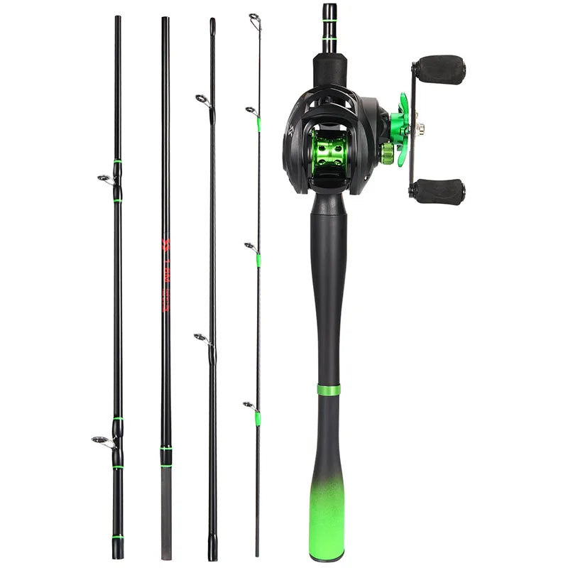 Sougaliyang Bait-Cast Combo - Lime Green 6’ 7’ 8’