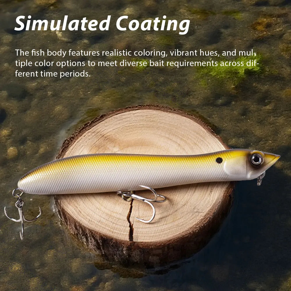 120mm/18g Topwater Pencil Popper Floating Fishing Lure