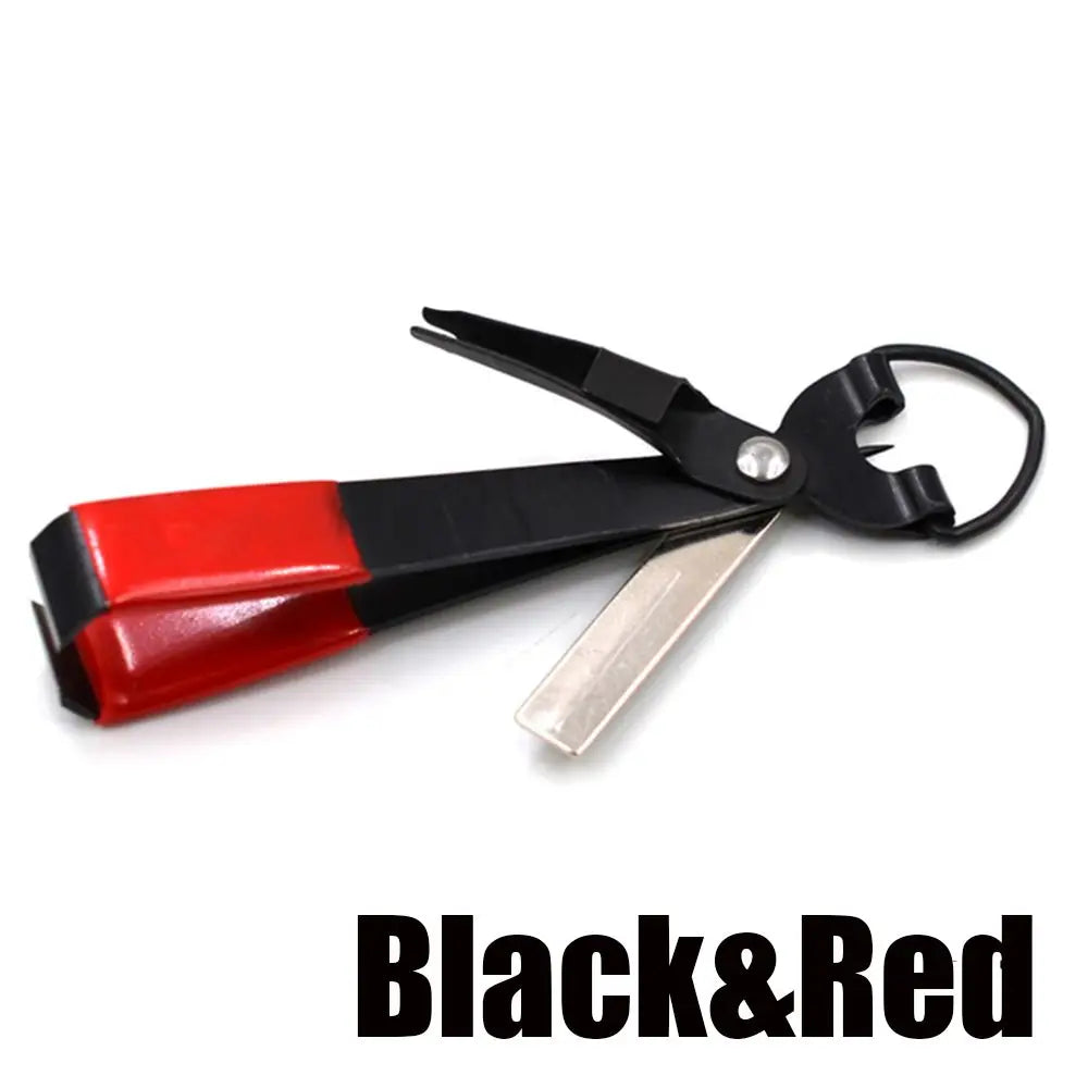 Fast Tie Nail Knotter  Line Cutter Clipper Nipper Hook Fishing Tackle Gear Fishing Quick Knot Tool Sharpener Fly Tying Tool