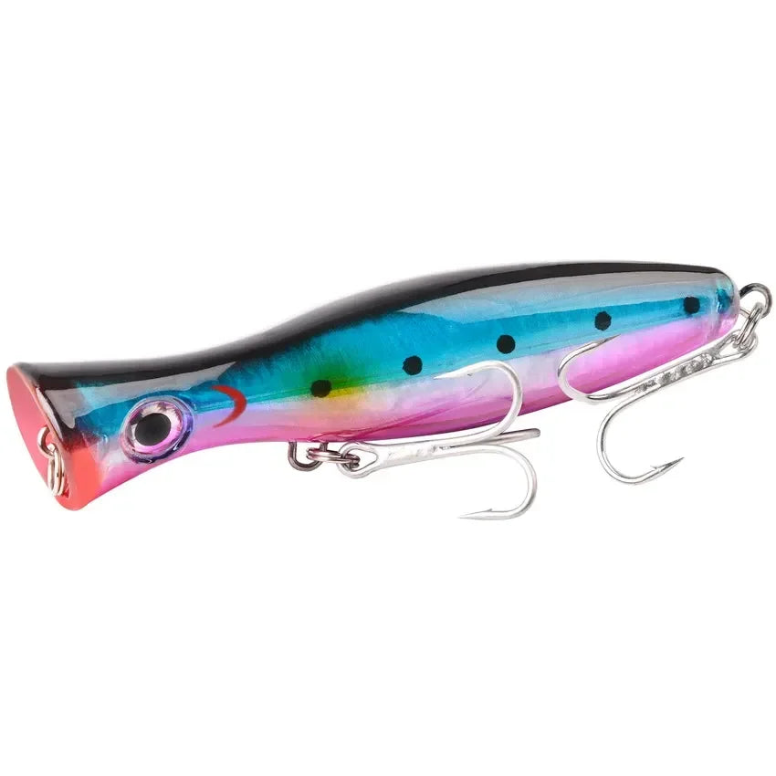 1pcs Saltwater Fishing Topwater Floating 12.5cm/41g Big Popper Lure Fishing Articulos Type Artificial Bait
