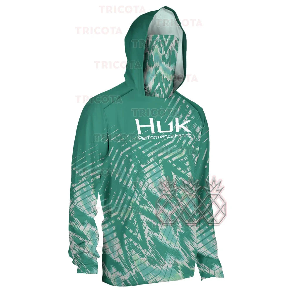 Huk UPF 50+ ANTI UV Long Sleeve Fishing Hoodie/Jersey