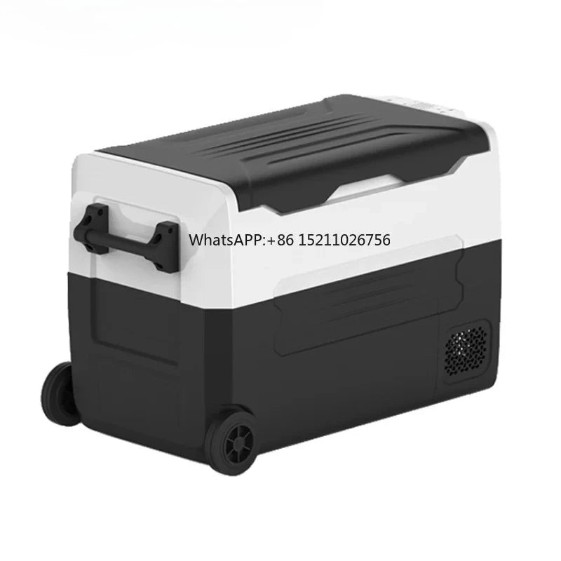 12V 35L 45L 55L ABS Mini RV Freezer Cooler 24V Ice Maker Compressor Dual-Zone for Car Truck Boat Camping