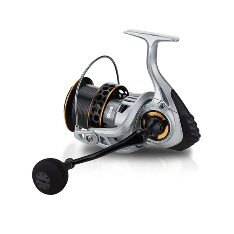OKUMA 2000-12000 Spinning Reel w/ sunglasses