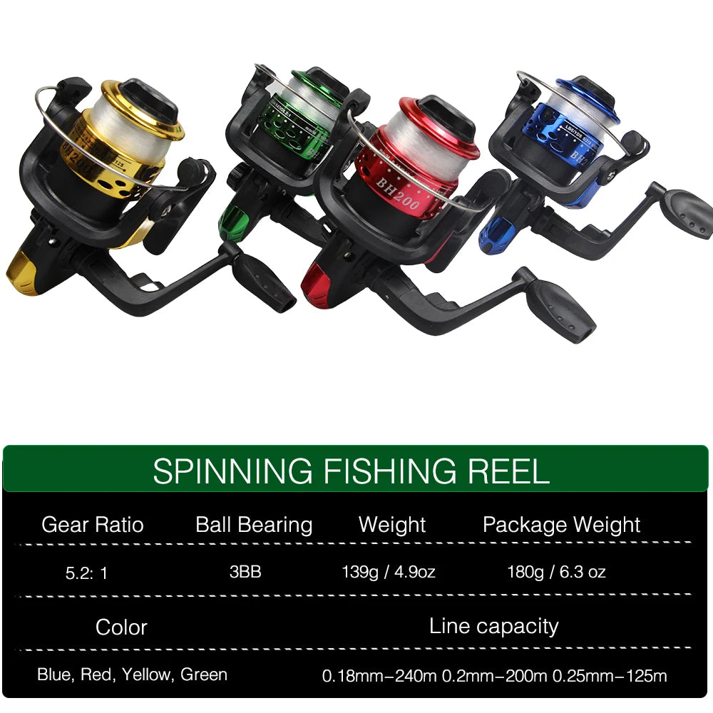 Telescopic Fishing Rod Combo - 6’-7’