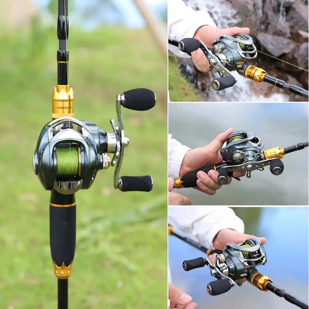 Sougayilang 4-section Bait-Cast Combo