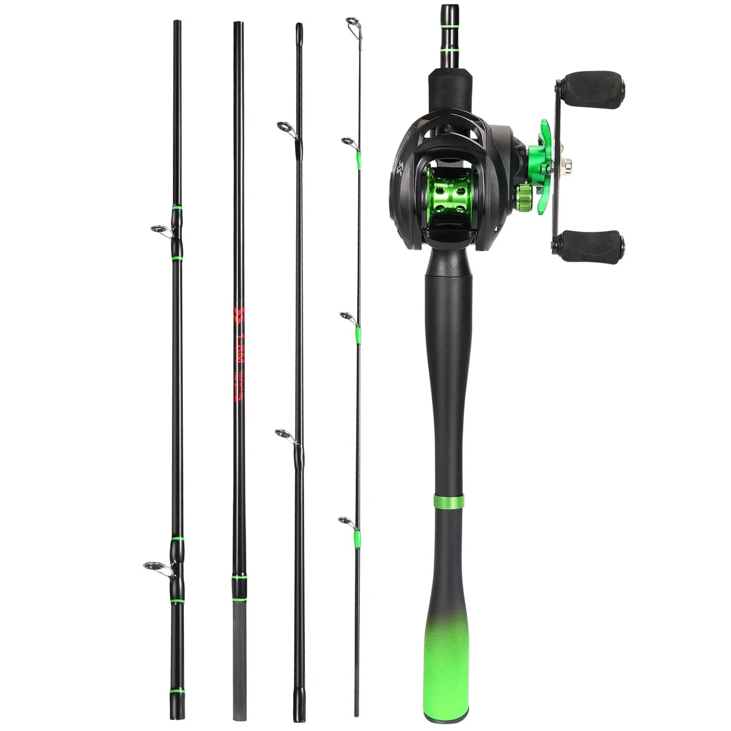 Sougaliyang Bait-Cast Combo - Lime Green 6’ 7’ 8’