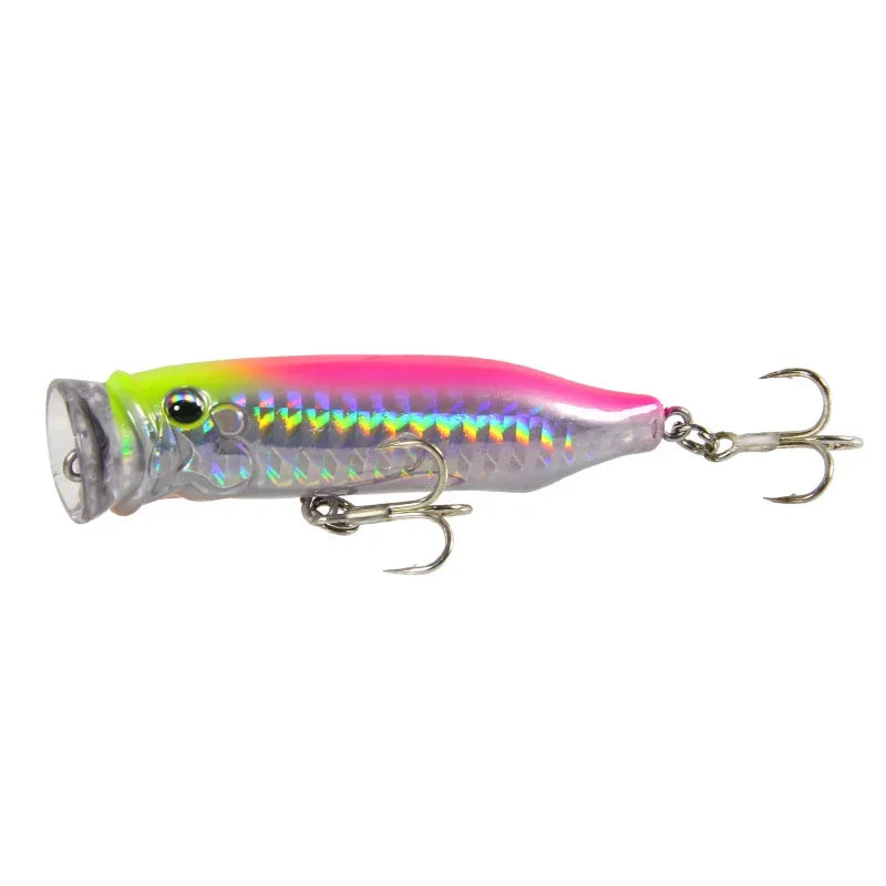 1pc Floating Popper Wobbler Fishing Lure Crankbait Artificial Bait Poper Carp Fishing Bait Artificial Bait