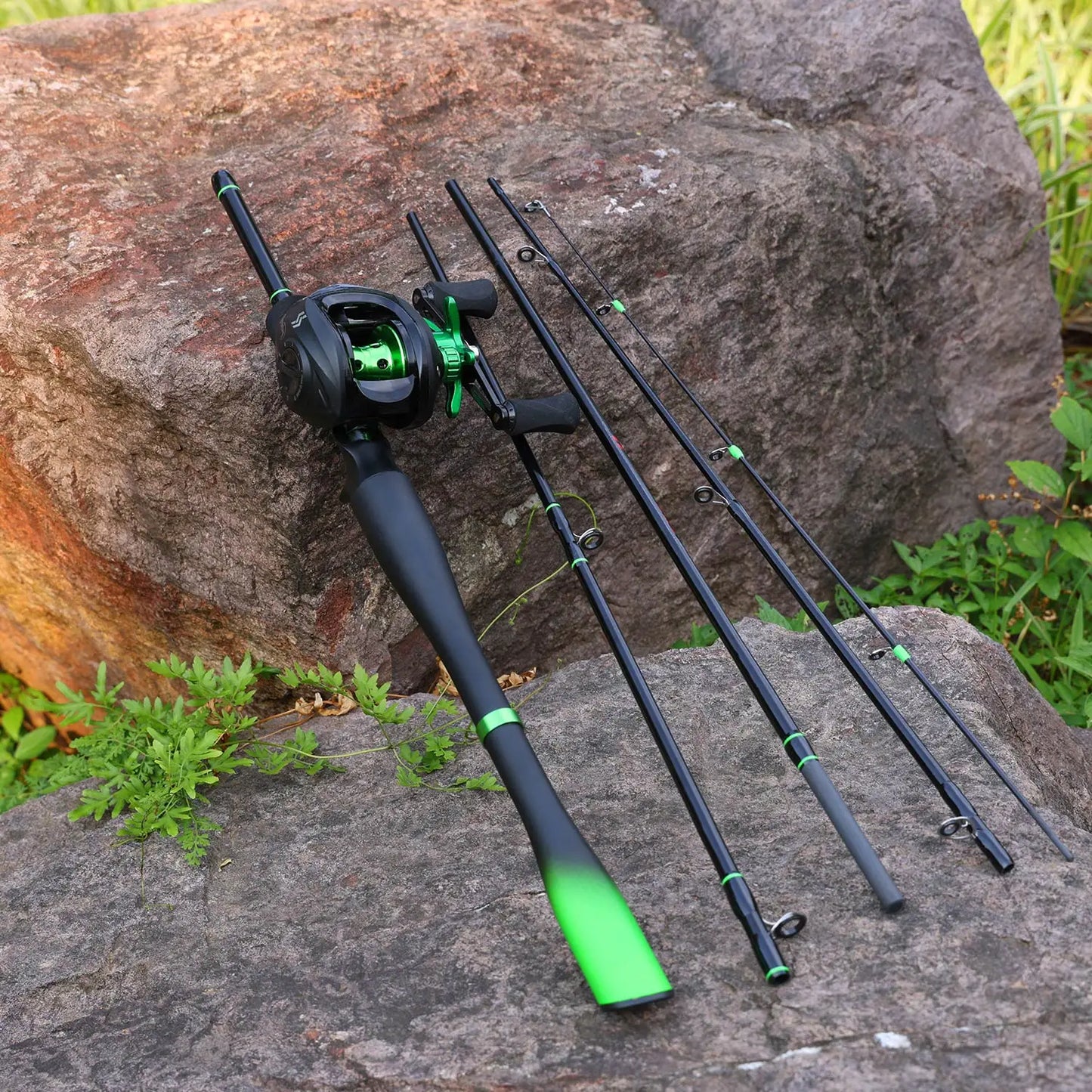 Sougaliyang Bait-Cast Combo - Lime Green 6’ 7’ 8’