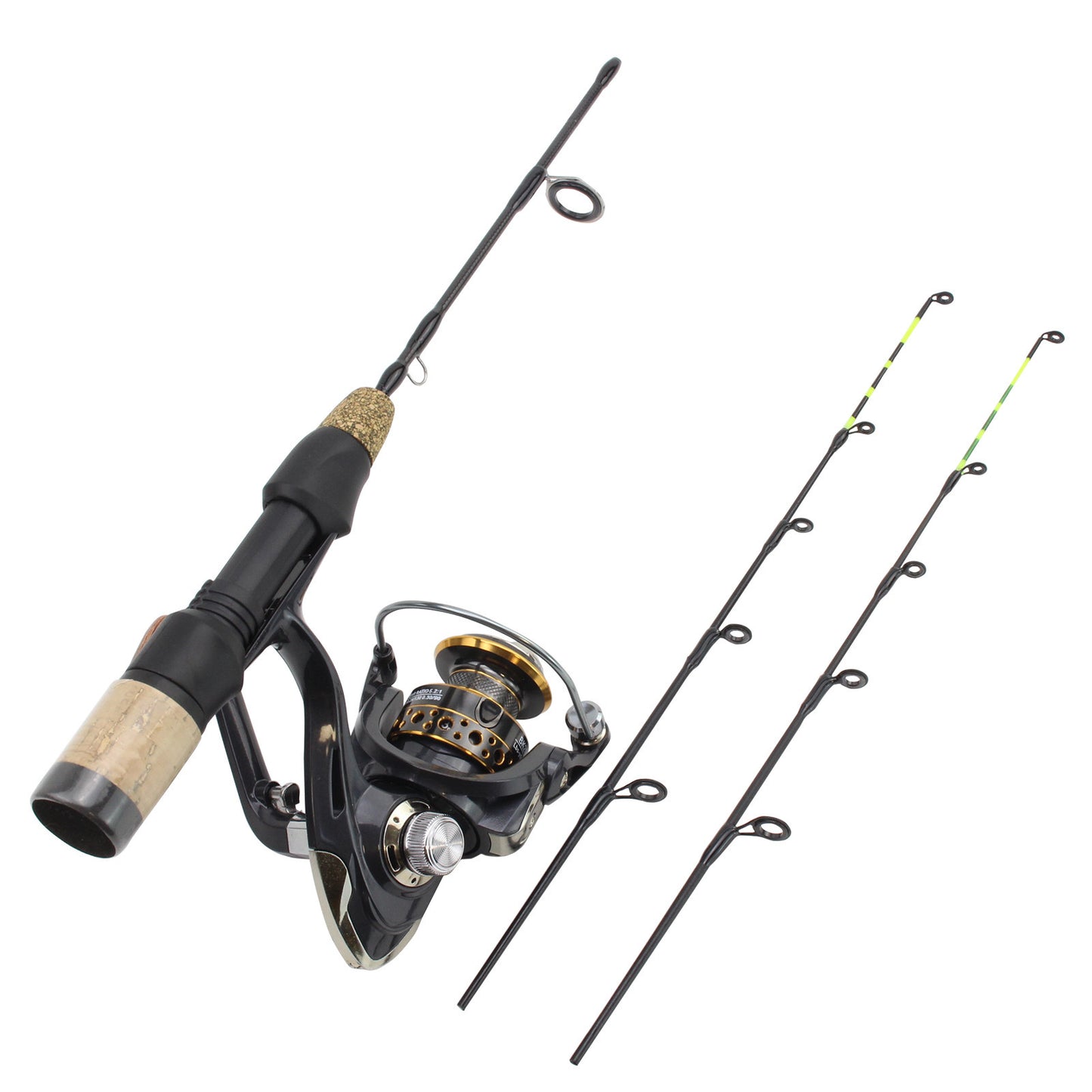 2pc Winter Ice Fishing Rod