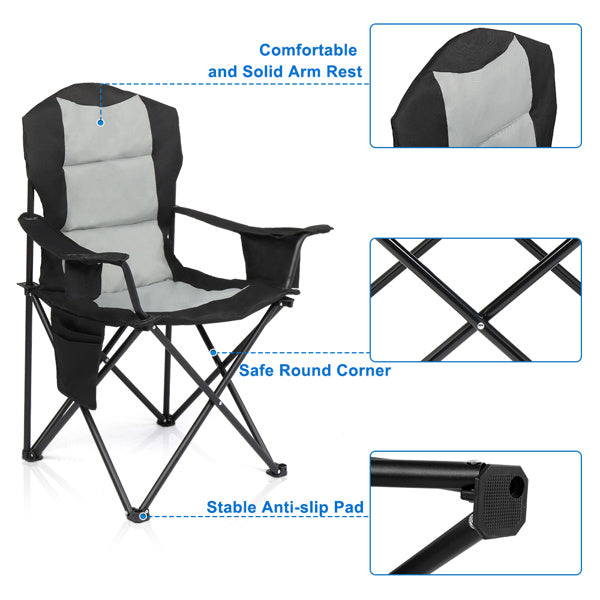 Camping/Fishing Folding Chair w/ Cooler Bag
