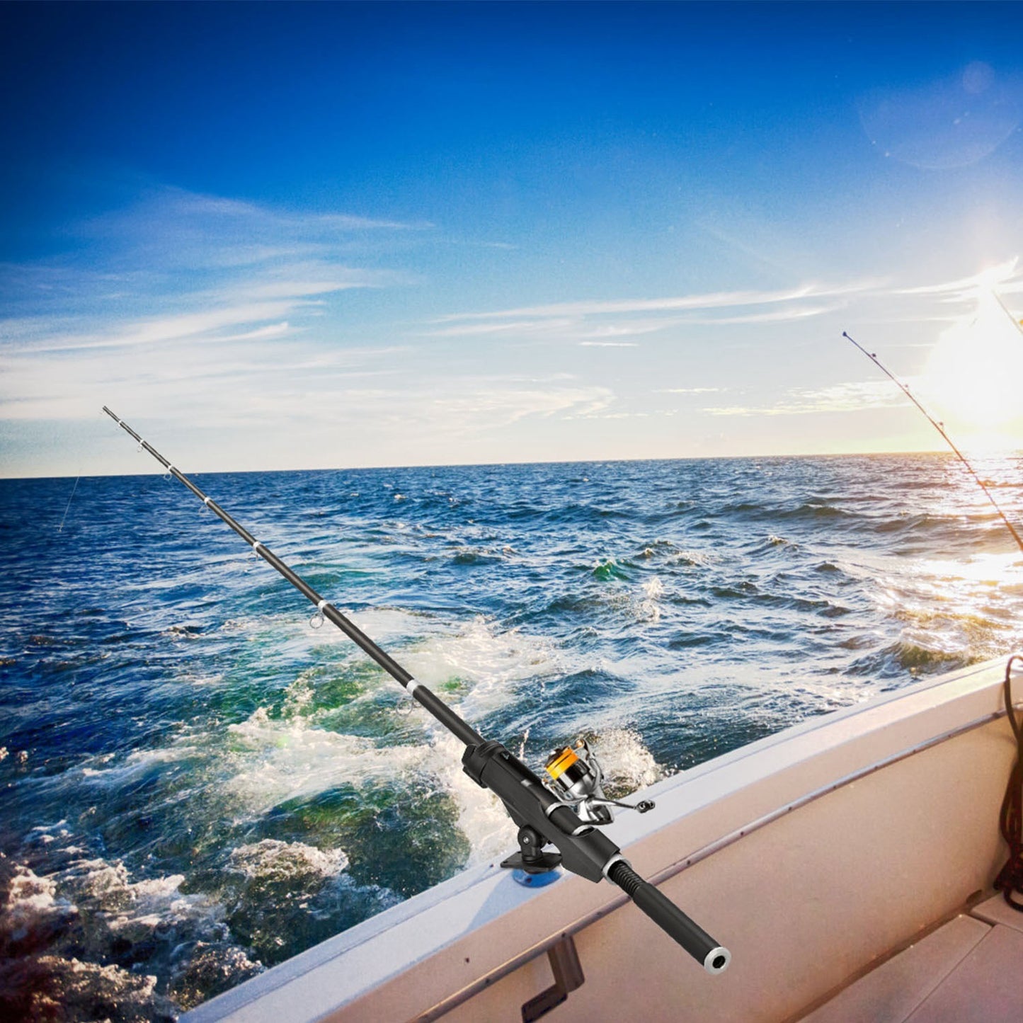 1Pc Boat Fishing/Kayak Pole Rod Holder 360Degree