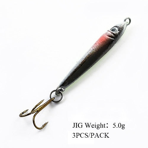 FTK Ice Fishing Mini Jig 5G / 3pc