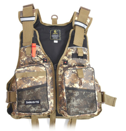 Premium Life Jacket / Fishing Vest Combo