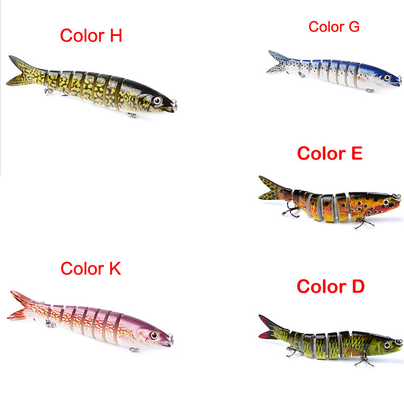 Artificial Multi Jointed Hard Bait - Pike/Bass