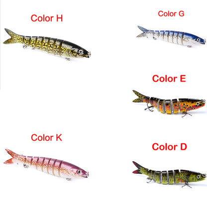Artificial Multi Jointed Hard Bait - Pike/Bass
