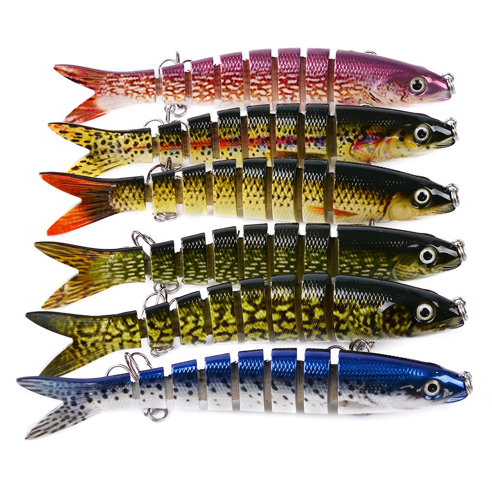 Artificial Multi Jointed Hard Bait - Pike/Bass