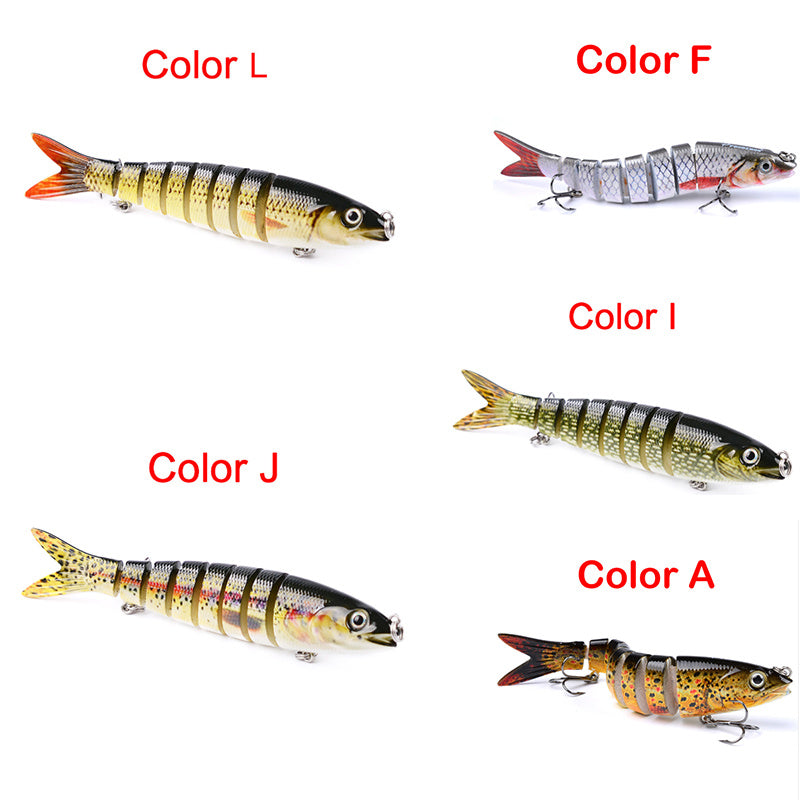 Artificial Multi Jointed Hard Bait - Pike/Bass