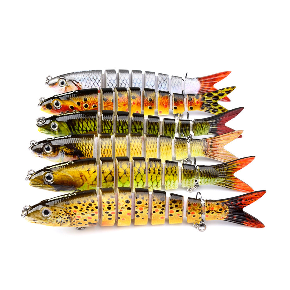 Artificial Multi Jointed Hard Bait - Pike/Bass