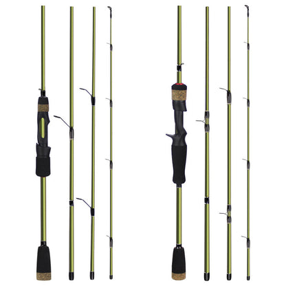 4-pc Portable Fishing Rod