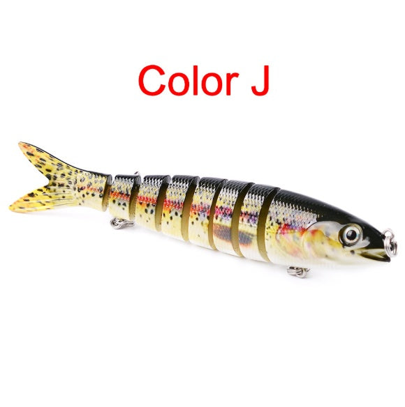 Artificial Multi Jointed Hard Bait - Pike/Bass