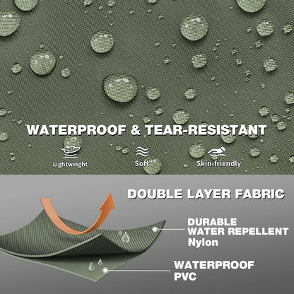 Waterproof 2-Ply Nylon PVC Chest Wader With Boots