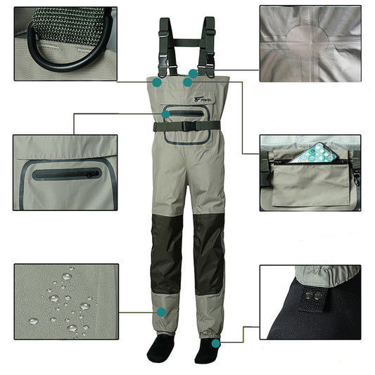 Three-Layer Breathable Wading Pants
