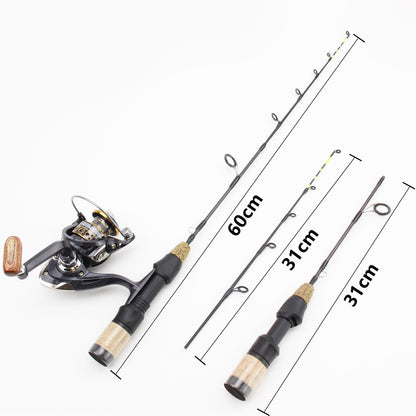 2pc Winter Ice Fishing Rod