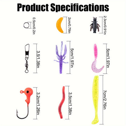 Portable Telescopic Fishing Rod & Reel Combo Kit - 130cm, Lure Included