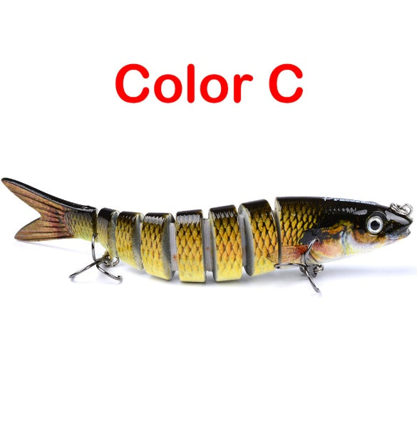 Artificial Multi Jointed Hard Bait - Pike/Bass